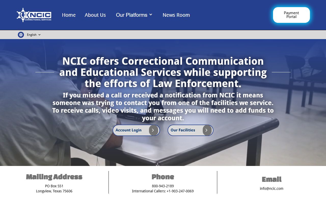 Lowndes County inmate records NCIC communications provider